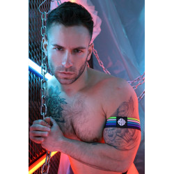 Breedwell Brassards Retro Remix Bleus x2
